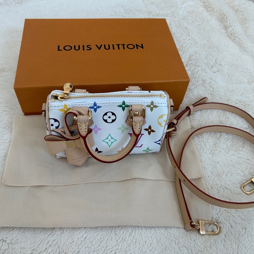 Louis Vuitton Multicolor Mini Bag with White Base